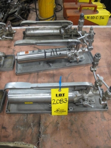 LOT (3) AMETEK DISTILLED WATER TYPE TWIN SEAL PRESSURE PUMPS (G-49) LOADING & HANDLING FEE $10-2083
