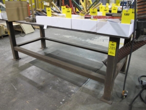48"X96"X1/2" WELDING TABLE (G-49) LOADING & HANDLING FEE $100-2115