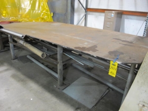 60"X145"X1/2" WELDING TABLE (G-49) LOADING & HANDLING FEE $100-2121