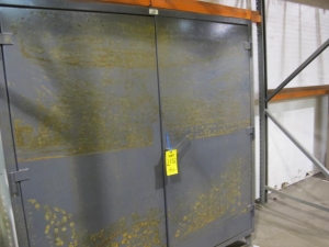 STRONG HOLD 2-DOOR CABINET W/ CONTENTS (G-49) LOADING & HANDLING FEE $50-2132