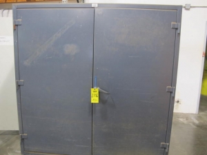 STRONG HOLD 2-DOOR CABINET W/ CONTENTS (G-49) LOADING & HANDLING FEE $50-2136
