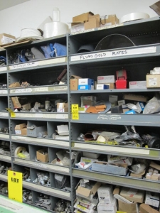 LOT HILTI & RIDGID TOOLING, SS PIPE FITTINGS, ETC (CONTENTS ONLY, NO SHELVING) (G-49) (TO BE PURCHASED ONLY BY AN INSURED BUYER, TO BE LOADED BY HAND. NO FORKLIFT USE ALLOWED.)-2155