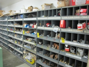 LOT HILTI & RIDGID TOOLING, SS PIPE FITTINGS, ETC (CONTENTS ONLY, NO SHELVING) (G-49) (TO BE PURCHASED ONLY BY AN INSURED BUYER, TO BE LOADED BY HAND. NO FORKLIFT USE ALLOWED.)-2155