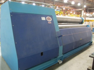 2002 MG ITALIA HELLER CNC 4 ROLL PLATE BENDER, TYPE EH-325 E, HYDRAULIC, 380 MM TOP ROLL, 350 MM LOWER ROLL, 290 MM SIDE ROLL, MAX. BENDING LENGTH 3.100MM, MAX. THICKNESS 25 MM, CN-WIN 98 CNC CONTROL, S/N 01262 (G-49) LOADING & HANDLING FEE $2,500-2183