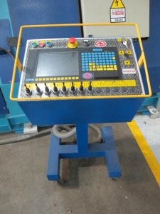 2002 MG ITALIA HELLER CNC 4 ROLL PLATE BENDER, TYPE EH-325 E, HYDRAULIC, 380 MM TOP ROLL, 350 MM LOWER ROLL, 290 MM SIDE ROLL, MAX. BENDING LENGTH 3.100MM, MAX. THICKNESS 25 MM, CN-WIN 98 CNC CONTROL, S/N 01262 (G-49) LOADING & HANDLING FEE $2,500-2183