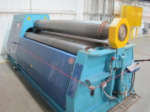 2002 MG ITALIA HELLER CNC 4 ROLL PLATE BENDER, TYPE EH-325 E, HYDRAULIC, 380 MM TOP ROLL, 350 MM LOWER ROLL, 290 MM SIDE ROLL, MAX. BENDING LENGTH 3.100MM, MAX. THICKNESS 25 MM, CN-WIN 98 CNC CONTROL, S/N 01262 (G-49) LOADING & HANDLING FEE $2,500-2183