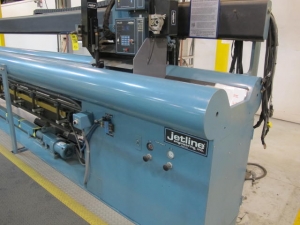 JETLINE LWS-180-57515 LONGITUDINAL SEAM WELDER, 240" BED, COLD WIRE FEEDER, S/N 010597 (G-49) LOADING & HANDLING FEE $5,000-2186
