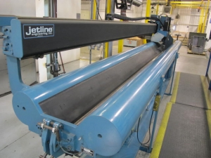 JETLINE LWS-180-57515 LONGITUDINAL SEAM WELDER, 240" BED, COLD WIRE FEEDER, S/N 010597 (G-49) LOADING & HANDLING FEE $5,000-2186
