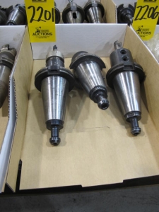 LOT (3) 50 TAPER TOOL HOLDERS (G-49) LOADING & HANDLING FEE $10-2201