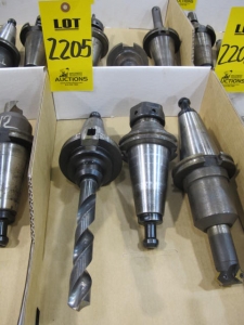 LOT (3) 50 TAPER TOOL HOLDERS (G-49) LOADING & HANDLING FEE $10-2205