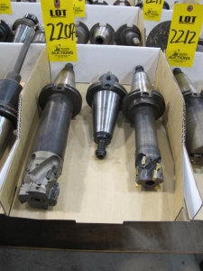 LOT (3) 50 TAPER TOOL HOLDERS (G-49) LOADING & HANDLING FEE $10-2207