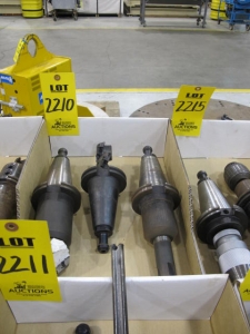 LOT (3) 50 TAPER TOOL HOLDERS (G-49) LOADING & HANDLING FEE $10-2210