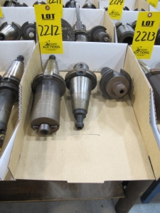LOT (3) 50 TAPER TOOL HOLDERS (G-49) LOADING & HANDLING FEE $10-2212