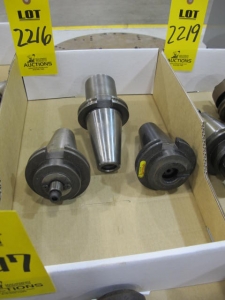 LOT (3) 50 TAPER TOOL HOLDERS (G-49) LOADING & HANDLING FEE $10-2216