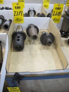 LOT (3) 50 TAPER TOOL HOLDERS (G-49) LOADING & HANDLING FEE $10-2217