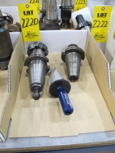 LOT (3) 50 TAPER TOOL HOLDERS (G-49) LOADING & HANDLING FEE $10-2220