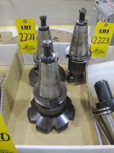 LOT (3) 50 TAPER TOOL HOLDERS (G-49) LOADING & HANDLING FEE $10-2221