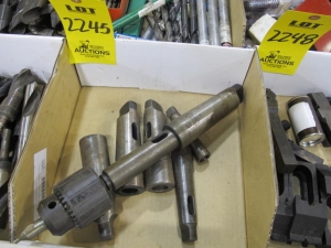 LOT TOOL HOLDERS & JACOBS CHUCK (G-49) LOADING & HANDLING FEE $10-2245