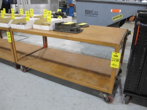 30"X60" PORTABLE METAL TABLE (G-49) LOADING & HANDLING FEE $50-2258