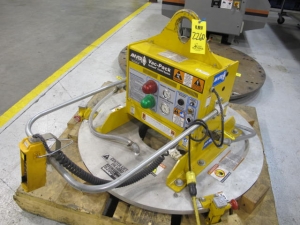 2011 ANVER MODEL ECL62001-46 VACUUM LIFT 6,200 LB MAX CAP (G-49) LOADING & HANDLING FEE $25-2260