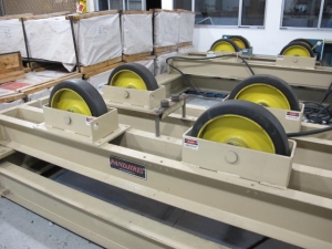 2001 PANDJIRIS PR-30 POWER TANK TURNING ROLL, 30,000 LB TURNING CAPACITY, 17,000 LB LOAD CAPACITY, 6" TO 180" DIAMETER RANGE, PIPE DIAMETER RANGE: 6" -15', 16" WHEELS, S/N 13212X00-2 (G-49) LOADING & HANDLING FEE $25-2277