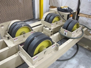 2007 PANDJIRIS PR-50 PR POWER TANK TURNING ROLLS, 50,000 LB TURNING CAPACITY, 10,000 LB LOAD CAPACITY, 6” to 180” DIAMETER RANGE, PIPE DIAMETER RANGE: 6” -15’, 16” WHEELS, S/N 13213X07 (G-49) LOADING & HANDLING FEE $25-2278