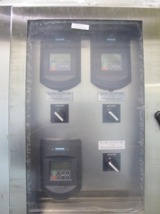 SIEMENS WATER TECHNOLOGIES CORP., (FFCPD) SULFURIC ACID AND CAUSTIC INJECTION DELIVERY SYSTEM, MAX SERVICE TEMP 800 F AND OVER FERRITE RANGE 3-8 PERCENT, UNDER 800 F, FERRITE RANGE 8-25 PERCENT, TYPE 309 WELDING SIRE OR ELECTRODES, CARBON STEEL AUSTENITIC STAINLESS STEEL WELDING, CARBON STEEL WITH A P&IPT OF 200 DEGREE MIN., (30 SULFURIC ACID FEED PUMPS, SCCR-5KA-RMS SYSTEM, 480VAC, 3PHASE, 60HZ, 7.0 FLA, SIEMENS DIGITAL CONTROLS (NEW) (G-49) LOADING & HANDLING FEE $1,000-2334
