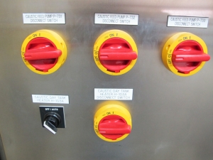 SIEMENS WATER TECHNOLOGIES CORP., (FFCPD) SULFURIC ACID AND CAUSTIC INJECTION DELIVERY SYSTEM, MAX SERVICE TEMP 800 F AND OVER FERRITE RANGE 3-8 PERCENT, UNDER 800 F, FERRITE RANGE 8-25 PERCENT, TYPE 309 WELDING SIRE OR ELECTRODES, CARBON STEEL AUSTENITIC STAINLESS STEEL WELDING, CARBON STEEL WITH A P&IPT OF 200 DEGREE MIN., (30 SULFURIC ACID FEED PUMPS, SCCR-5KA-RMS SYSTEM, 480VAC, 3PHASE, 60HZ, 7.0 FLA, SIEMENS DIGITAL CONTROLS (NEW) (G-49) LOADING & HANDLING FEE $1,000-2334A