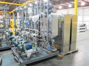 SIEMENS WATER TECHNOLOGIES CORP., (FFCPD) SULFURIC ACID AND CAUSTIC INJECTION DELIVERY SYSTEM, MAX SERVICE TEMP 800 F AND OVER FERRITE RANGE 3-8 PERCENT, UNDER 800 F, FERRITE RANGE 8-25 PERCENT, TYPE 309 WELDING SIRE OR ELECTRODES, CARBON STEEL AUSTENITIC STAINLESS STEEL WELDING, CARBON STEEL WITH A P&IPT OF 200 DEGREE MIN., (30 SULFURIC ACID FEED PUMPS, SCCR-5KA-RMS SYSTEM, 480VAC, 3PHASE, 60HZ, 7.0 FLA, SIEMENS DIGITAL CONTROLS (NEW) (G-49) LOADING & HANDLING FEE $1,000-2334A