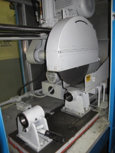 TRIANGLE ENGINEERING MODEL WTC-20HR 18" DICING SAW (COUPON CUTTER) W/ POWER CLAMPING AND SAFETY ENCLOSURE (G-49) LOADING & HANDLING FEE $1,250-2335