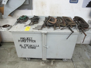 METAL CART W/ C CLAMPS (G-40) LOADING & HANDLING FEE $50-2376