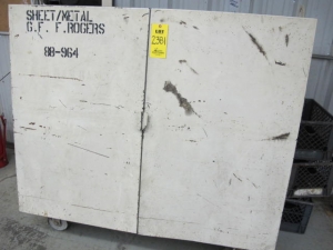 METAL CABINET W/ CONTENTS (G-40) LOADING & HANDLING FEE $50-2381