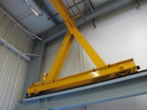ACCO 6-TON TOP RIDING BRIDGE CRANE W/ ELECTRIC PENDANT CONTROL (G-40) LOADING & HANDLING FEE $2,500-2416