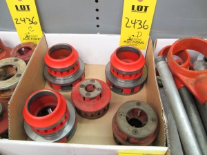 LOT BOX OF RIDGID PIPE CUTTING DIE HEADS (G-20) LOADING & HANDLING FEE $10-2436D