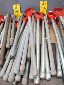 LOT BOX OF RIDGID DIE HANDLES (G-20) LOADING & HANDLING FEE $10-2438B