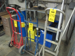 LOT (3) HAND DOLLIES (G-20) LOADING & HANDLING FEE $10-2472