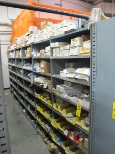 LARGE QUANTITY OF ELECTRICAL CONSISTING OF ALLIED POWER STRUT, APPLETON CONNECTORS, TAPS, FITTINGS, LOCK NUTS, SUPPORTS AND MISC (G-20) (TO BE PURCHASED ONLY BY AN INSURED BUYER, TO BE LOADED BY HAND. NO FORKLIFT USE ALLOWED.)-2474