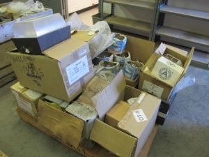 LOT (2) PALLETS MISC ELECTRICAL AND BULBS (G-20) LOADING & HANDLING FEE $25-2479