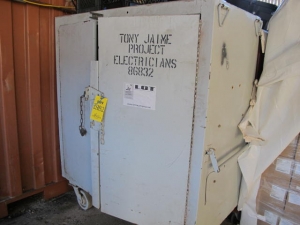 LOT (2) 2-DOOR PORTABLE JOB BOXES (G-20) LOADING & HANDLING FEE $50-2482