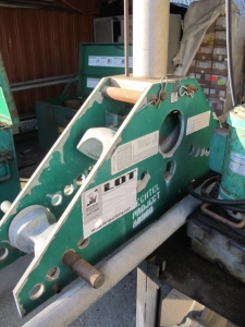 GREENLEE PORTABLE TABLE TYPE 3-4" PIPE BENDER W/ HYDRAULIC POWER SUPPLY (G-20) LOADING & HANDLING FEE $100-2486