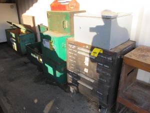 LOT MISC GREENLEE PIPE BENDING TOOLING W/ JOB BOXES AND KENNEDY TOOL CABINET (G-20) LOADING & HANDLING FEE $25-2489