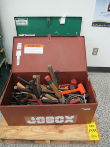 LOT (2) GANG BOXES W/ LARGE QTY MISC HAND TOOLS (G-20) LOADING & HANDLING FEE $25-2533
