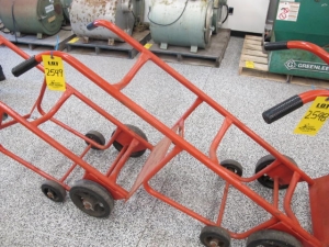 MECO MODEL 54VR 1,000 LB CAP 4-WHEEL BARREL DOLLY (G-20) LOADING & HANDLING FEE $10-2549