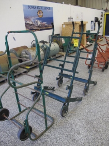 LOT (3) PORTABLE WIRE CARTS (G-20) LOADING & HANDLING FEE $10-2551