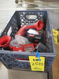 LOT MISC CORDLESS DRILLS, BATTERIES AND CHARGERS (G-20) LOADING & HANDLING FEE $10-2585