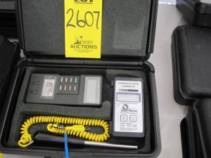 ATKINS TECHNICAL THERMOCOUPLE DIGITAL THERMOMETER (G-20) LOADING & HANDLING FEE $10-2607