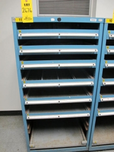 LISTA 7-DRAWER OPEN FRONT INDUSTRIAL PARTS CABINET (G-20) LOADING & HANDLING FEE $50-2676