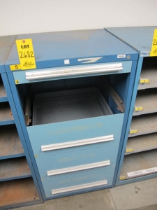LISTA 4-DRAWER INDUSTRIAL PARTS CABINET (G-20) LOADING & HANDLING FEE $50-2682