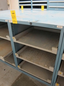 LISTA 3-DRAWER OPEN FRONT INDUSTRIAL PARTS CABINET (G-20) LOADING & HANDLING FEE $50-2691