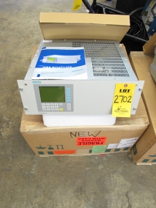 SIEMENS INDUSTRIAL 7MB2421-1DA10-0AA1, 0-10 TO 0-99, 999 PM C3, FIDAMAT 6E CONTINUOUS GAS ANALYZER, TOTAL HYDROCARBON MEASUREMENT, SIX RELAY OUTPUTS FREELY CONFIGURABLE. 19" UNIT FOR INSTALLATION IN CABINETS, 1/4" OD PIPING ON GAS CONNECTIONS FOR SAMPLE GAS. WITH HEATED PUMP FOR SAMPLE GAS WITH ATM. PRESSURE, 1 CHANNEL WITHOUT ADDITIONAL ELECTRONICS POWER SUPPLY AC 100 TO 120V, 48 TO 63 HZ. OPERATING SOFTWARE IN ENGLISH (NEW IN BOX) (G-46) LOADING & HANDLING FEE $10-2702